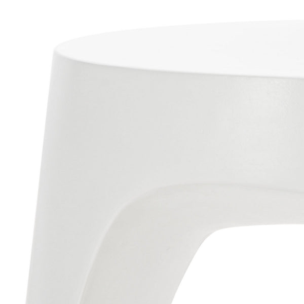 Vikki Concrete Accent Stool - Modern Must-Have for Chic Outdoor Spaces and Zen Gardens