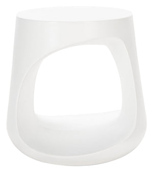 Vikki Concrete Accent Stool - Modern Must-Have for Chic Outdoor Spaces and Zen Gardens