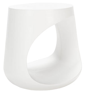 Vikki Concrete Accent Stool - Modern Must-Have for Chic Outdoor Spaces and Zen Gardens