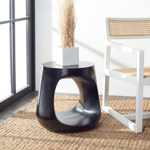 Vikki Concrete Accent Stool - Modern Must-Have for Chic Outdoor Spaces and Zen Gardens
