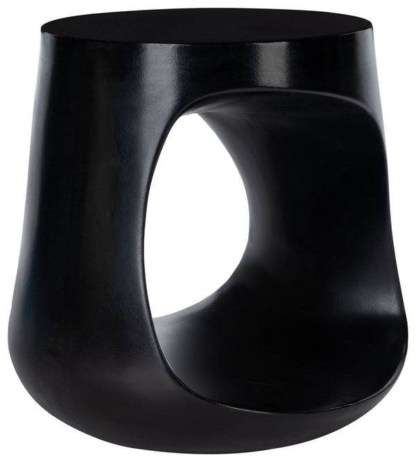 Vikki Concrete Accent Stool - Modern Must-Have for Chic Outdoor Spaces and Zen Gardens