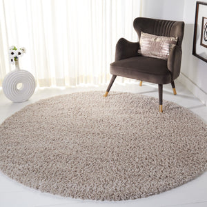 Safavieh Venus Shag 520 Power Loomed 61% Polypropylene/24% Jute/7% Polyester/8% Latex Shag & Flokati Rug VNS520E-8SQ
