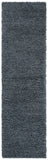 Venus Shag 500 Venus Shag 520 Shag Power Loomed 100 % Polypropylene Pile Rug Dark Grey