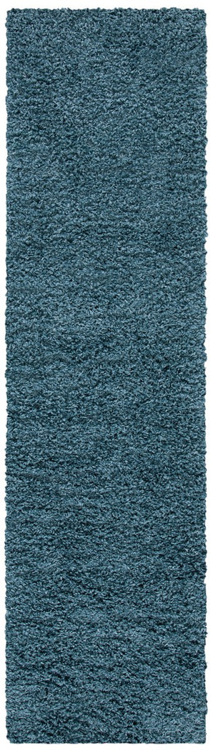 Venus Shag 500 Venus Shag 520 Shag Power Loomed 100 % Polypropylene Pile Rug Blue