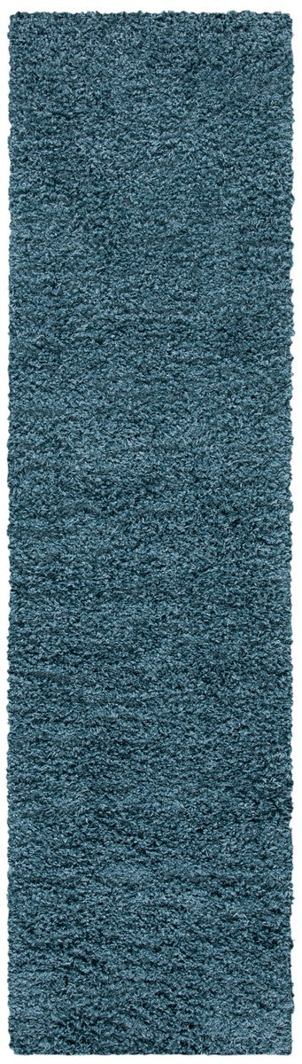 Venus Shag 500 Venus Shag 520 Shag Power Loomed 100 % Polypropylene Pile Rug Blue