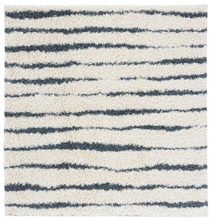 Safavieh Venus Shag 603 Power Loomed 61% Polypropylene/24% Jute/7% Polyester/8% Latex Shag & Flokati Rug VNS603B-8SQ