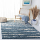 Safavieh Venus Shag 603 Power Loomed 61% Polypropylene/24% Jute/7% Polyester/8% Latex Shag & Flokati Rug VNS603L-9