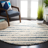 Safavieh Venus Shag 603 Power Loomed 61% Polypropylene/24% Jute/7% Polyester/8% Latex Shag & Flokati Rug VNS603L-9