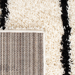 Safavieh Venus Shag 604 Power Loomed 61% Polypropylene/24% Jute/7% Polyester/8% Latex Shag & Flokati Rug VNS604A-9