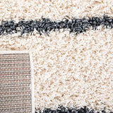 Safavieh Venus Shag 604 Power Loomed 61% Polypropylene/24% Jute/7% Polyester/8% Latex Shag & Flokati Rug VNS604B-8SQ