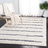 Safavieh Venus Shag 604 Power Loomed 61% Polypropylene/24% Jute/7% Polyester/8% Latex Shag & Flokati Rug VNS604B-8SQ