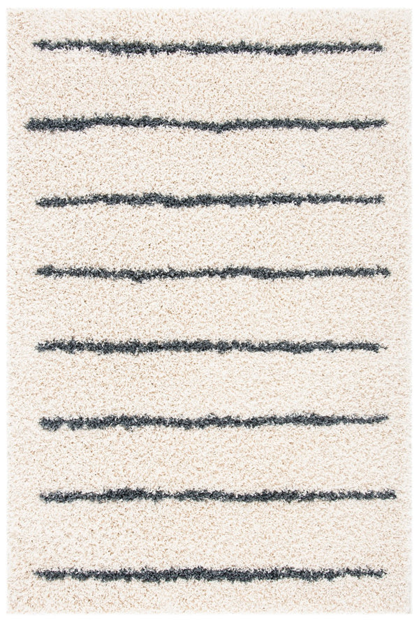 Safavieh Venus Shag 604 Power Loomed 61% Polypropylene/24% Jute/7% Polyester/8% Latex Shag & Flokati Rug VNS604B-8SQ