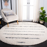 Safavieh Venus Shag 604 Power Loomed 61% Polypropylene/24% Jute/7% Polyester/8% Latex Shag & Flokati Rug VNS604B-8SQ