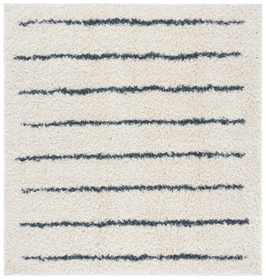 Safavieh Venus Shag 604 Power Loomed 61% Polypropylene/24% Jute/7% Polyester/8% Latex Shag & Flokati Rug VNS604B-8SQ