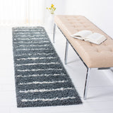 Safavieh Venus Shag 604 Power Loomed 61% Polypropylene/24% Jute/7% Polyester/8% Latex Shag & Flokati Rug VNS604G-6