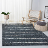 Safavieh Venus Shag 604 Power Loomed 61% Polypropylene/24% Jute/7% Polyester/8% Latex Shag & Flokati Rug VNS604G-6