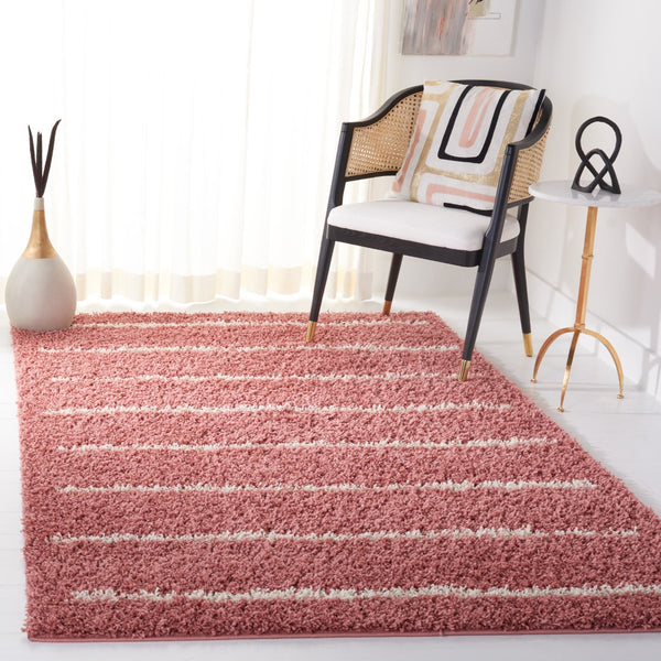 Safavieh Venus Shag 604 Power Loomed 61% Polypropylene/24% Jute/7% Polyester/8% Latex Shag & Flokati Rug VNS604U-9