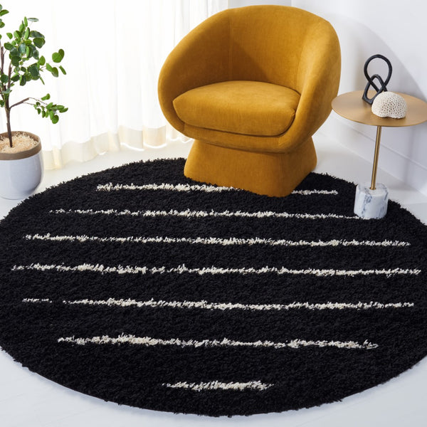 Safavieh Venus Shag 604 Power Loomed 61% Polypropylene/24% Jute/7% Polyester/8% Latex Shag & Flokati Rug VNS604Z-9