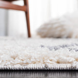 Venus Shag 600 Venus Shag 680 Shag Power Loomed 60% Polypropylene 35% Recycled Polyester 5% Latex Rug Ivory / Grey