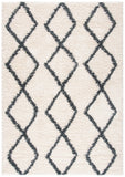 Venus Shag 600 Venus Shag 682 Shag Power Loomed 60% Polypropylene 35% Recycled Polyester 5% Latex Rug Ivory / Dark Grey