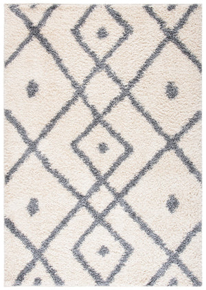 Venus Shag 600 Venus Shag 683 Shag Power Loomed 60% Polypropylene 35% Recycled Polyester 5% Latex Rug Ivory / Grey