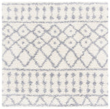 Venus Shag 600 Venus Shag 684 Shag Power Loomed 60% Polypropylene 35% Recycled Polyester 5% Latex Rug Ivory / Grey