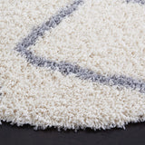 Venus Shag 600 Venus Shag 685 Shag Power Loomed 60% Polypropylene 35% Recycled Polyester 5% Latex Rug Ivory / Grey