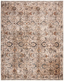 Vintage Oushak 227 Power Loomed Polyester Pile Traditional Rug