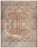 Vintage Oushak 228 Power Loomed Polyester Pile Traditional Rug
