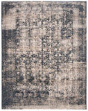 Vintage Oushak 231 Power Loomed Polyester Pile Traditional Rug