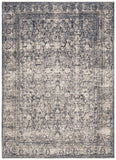 Vintage Oushak 233 Power Loomed Polyester Pile Traditional Rug