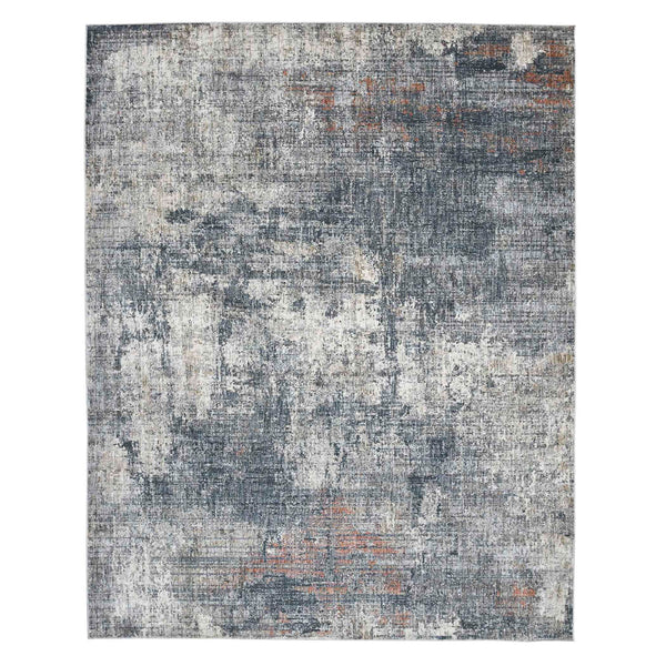 AMER Rugs Vermont VRM-1 Power-Loomed Abstract Modern & Contemporary Area Rug Gray 9'10" x 13'1"