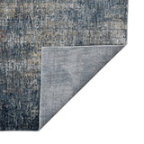 AMER Rugs Vermont VRM-2 Power-Loomed Bordered Transitional Area Rug Gray/Orange 9'10" x 13'1"