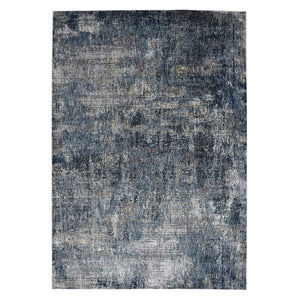 AMER Rugs Vermont VRM-2 Power-Loomed Bordered Transitional Area Rug Gray/Orange 9'10" x 13'1"
