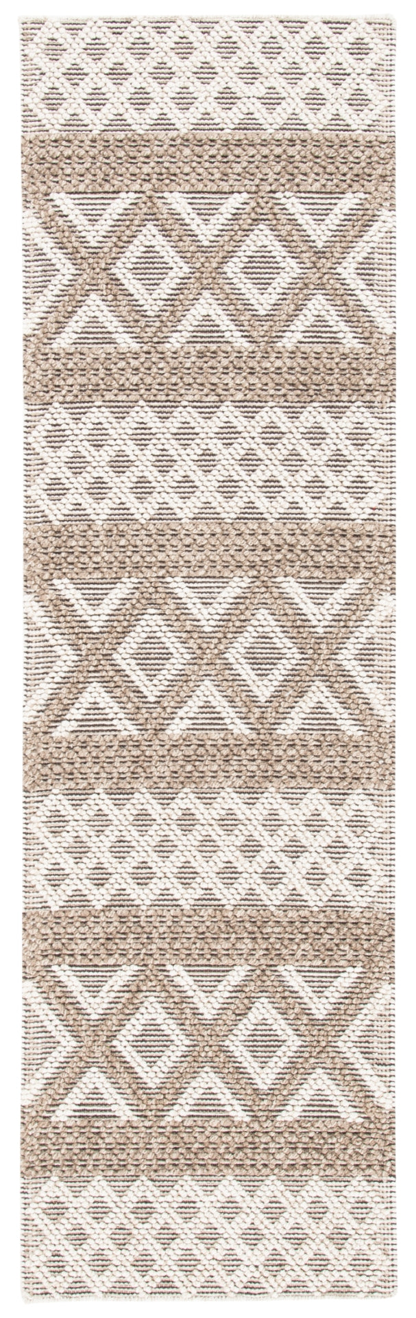 Vermont 211 Hand Woven 60% Wool, 40% Cottton 0 Rug Ivory / Grey 60% Wool, 40% Cottton VRM211F-28