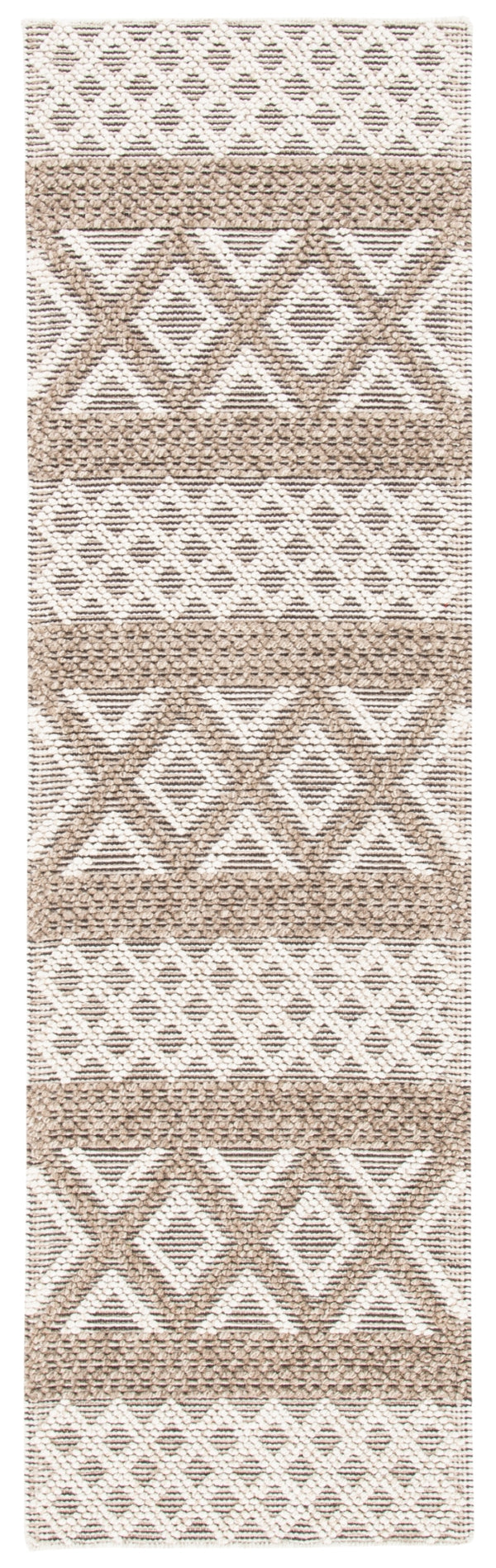 Vermont 211 Hand Woven 60% Wool, 40% Cottton 0 Rug Ivory / Grey 60% Wool, 40% Cottton VRM211F-28