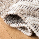 Vermont 211 Hand Woven 60% Wool, 40% Cottton 0 Rug Ivory / Grey 60% Wool, 40% Cottton VRM211F-5