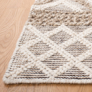 Vermont 211 Hand Woven 60% Wool, 40% Cottton 0 Rug Ivory / Grey 60% Wool, 40% Cottton VRM211F-5