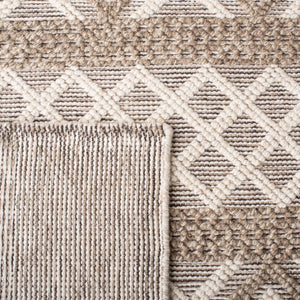 Vermont 211 Hand Woven 60% Wool, 40% Cottton 0 Rug Ivory / Grey 60% Wool, 40% Cottton VRM211F-5
