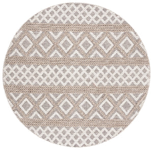 Vermont 211 Hand Woven 60% Wool, 40% Cottton 0 Rug Ivory / Grey 60% Wool, 40% Cottton VRM211F-6R