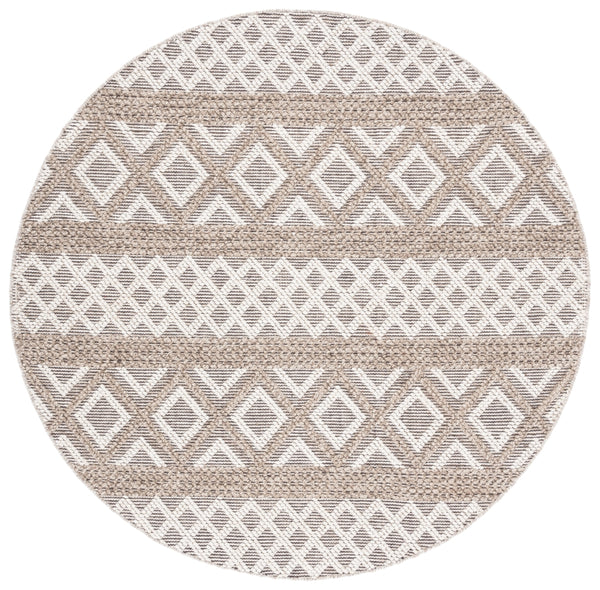 Vermont 211 Hand Woven 60% Wool, 40% Cottton 0 Rug Ivory / Grey 60% Wool, 40% Cottton VRM211F-6R