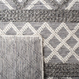 Vermont 211 Hand Woven 60% Wool, 40% Cottton 0 Rug Ivory / Dark Grey 60% Wool, 40% Cottton VRM211H-5