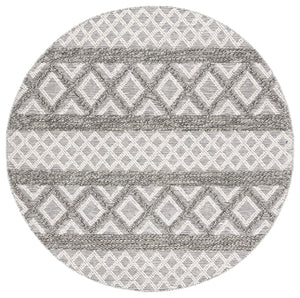 Vermont 211 Hand Woven 60% Wool, 40% Cottton 0 Rug Ivory / Dark Grey 60% Wool, 40% Cottton VRM211H-6R