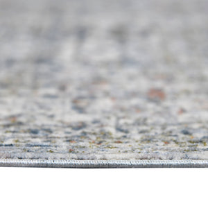 AMER Rugs Vermont VRM-3 Power-Loomed Bordered Transitional Area Rug Gray/Ivory 9'10" x 13'1"