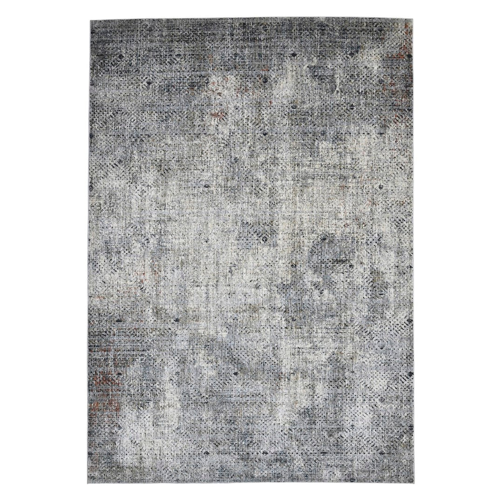 AMER Rugs Vermont VRM-4 Power-Loomed Abstract Modern & Contemporary Area Rug Gray 9'10" x 13'1"
