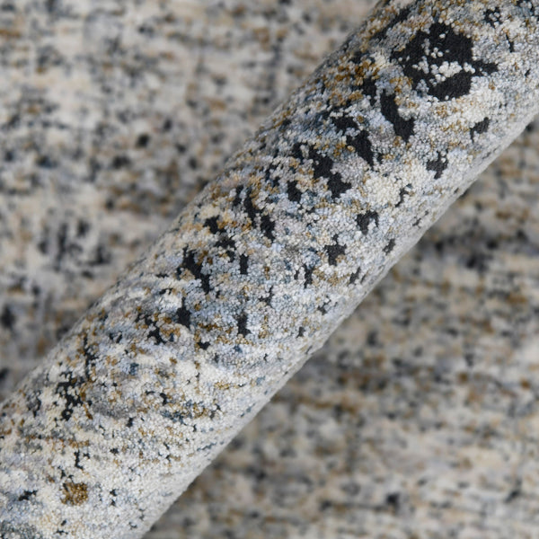 AMER Rugs Vermont VRM-4 Power-Loomed Abstract Modern & Contemporary Area Rug Gray 9'10" x 13'1"