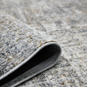 AMER Rugs Vermont VRM-5 Power-Loomed Abstract Modern & Contemporary Area Rug Gray/Orange 9'10" x 13'1"