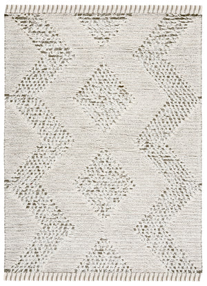 Vermont 501 Flat Weave 60% Wool, 40% Cotton 0 Rug Ivory / Green 60% Wool, 40% Cotton VRM501A-8