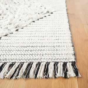 Vermont 502 Flat Weave 60% Wool, 40% Cotton 0 Rug Ivory / Black 60% Wool, 40% Cotton VRM502A-4