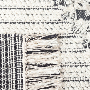 Vermont 502 Flat Weave 60% Wool, 40% Cotton 0 Rug Ivory / Black 60% Wool, 40% Cotton VRM502A-4